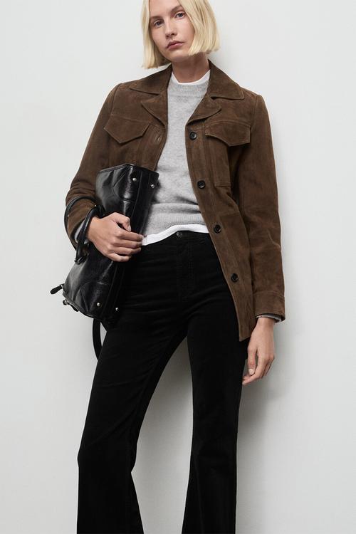 Jeans violetav - black