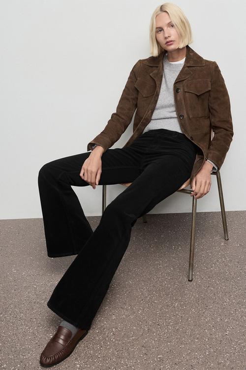 Jeans violetav - black