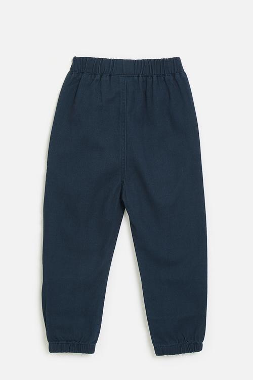 Cuffed pants - navy
