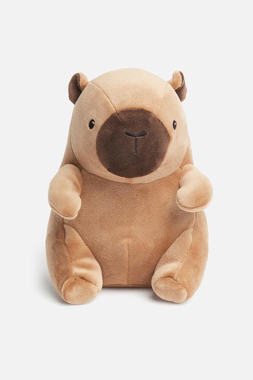 Extra-soft soft toy - light brown/capybara 