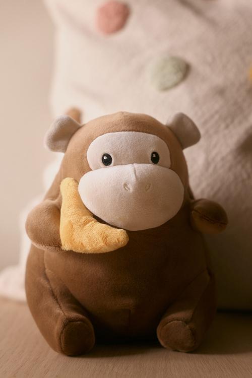 Extra-soft soft toy - brown/monkey