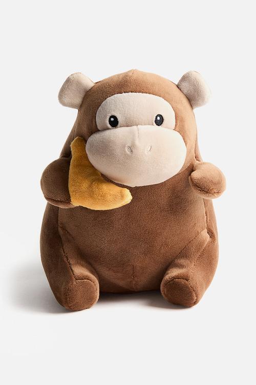 Extra-soft soft toy - brown/monkey