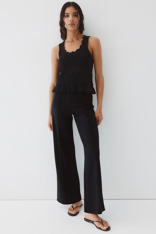 Tailored trousers - dark grey 