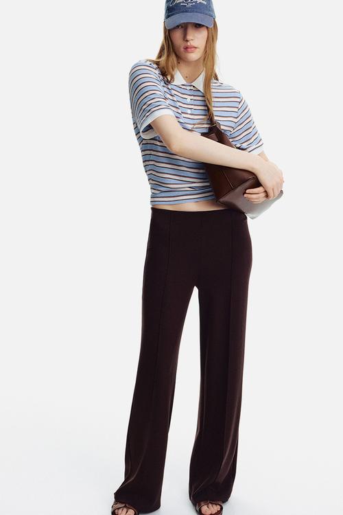 Tailored trousers - dark brown