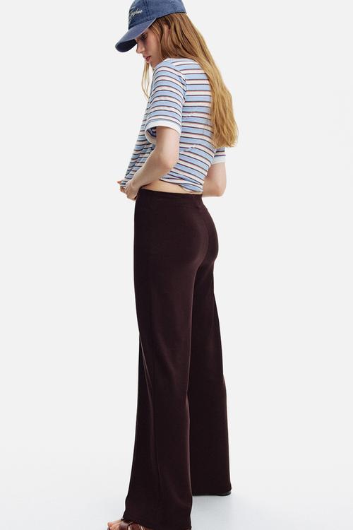 Tailored trousers - dark brown