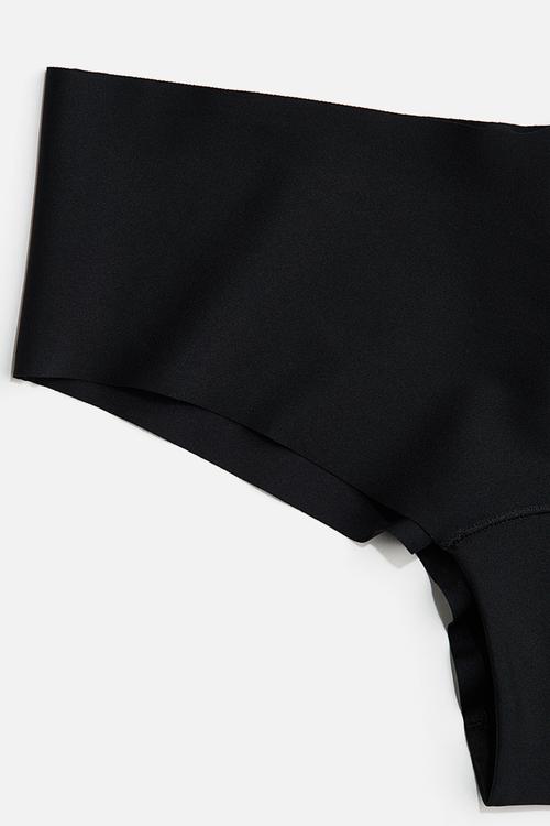 3-Pack invisible hipster briefs - black