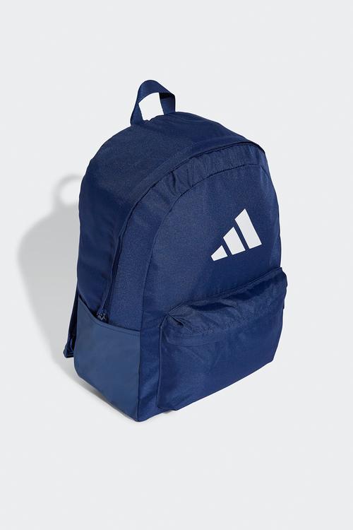 Classic bars backpack - dark blue/white