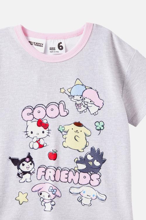 DANI SHORT SLEEVE PYJAMA SET LICENSED -LCN SAN CLOUD MARLE/COOL FRIENDS