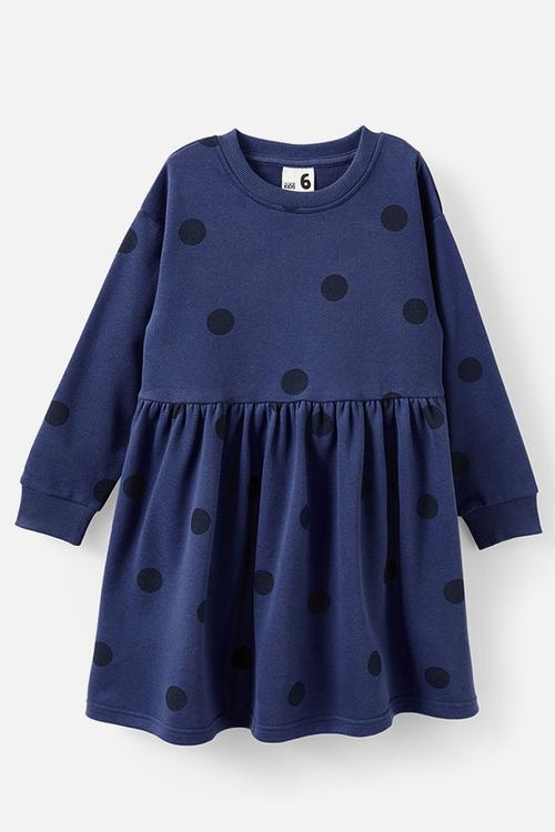Sammy long sleeve dress - deep dive/spot