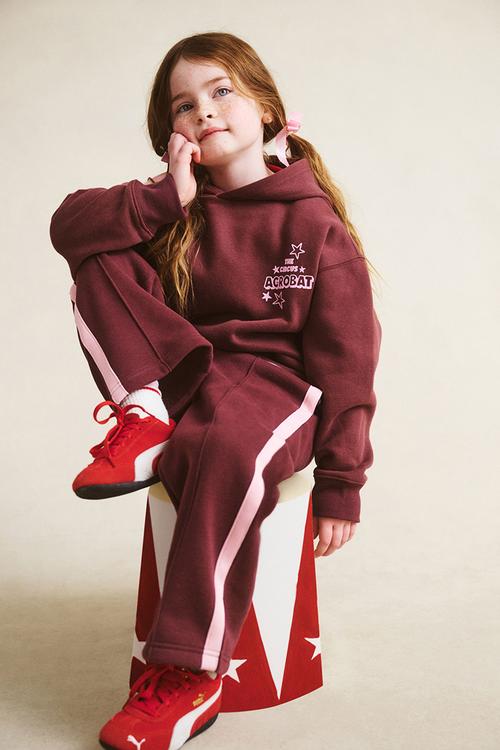 Sammy oversized hoodie - bordeaux/acrobat