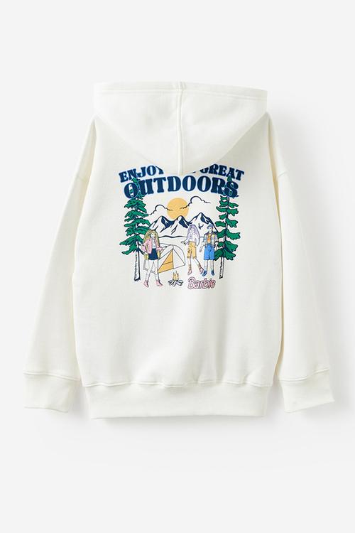 License sammy oversized hoodie - lcn mat barbie outdoors/dark vanilla