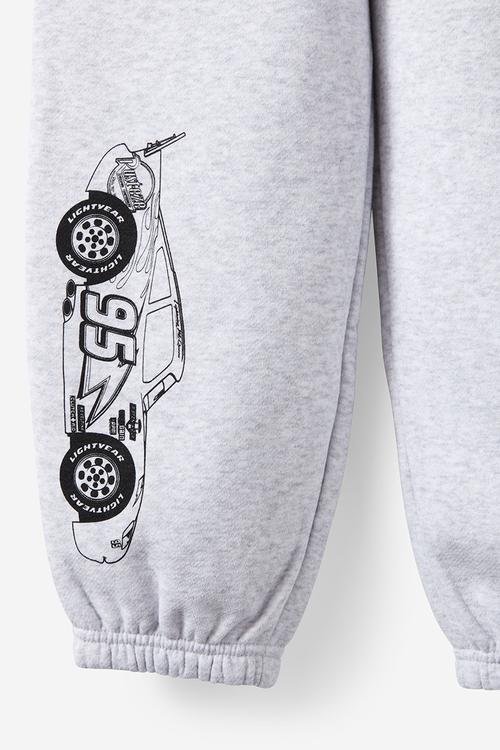 License sammy relax trackpant - lcn dis grey marle/lightning mcqueen