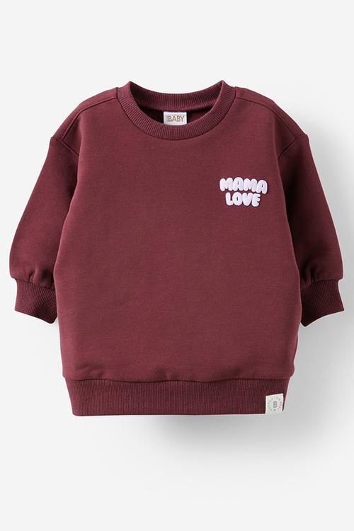 Riley sweater - bordeaux/mama love