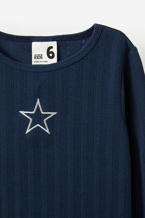 Jade crew - squid ink/star