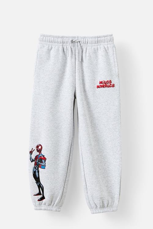 License sammy relax trackpant - lcn mar grey marle/miles morales spiderman