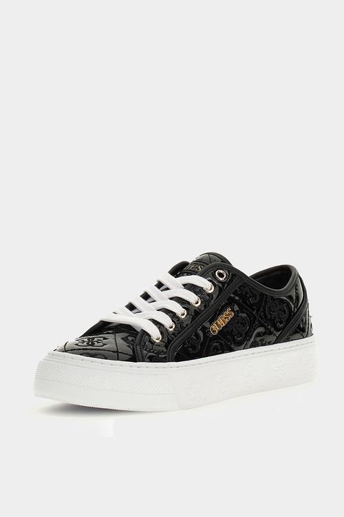 Embroidery sneaker - black