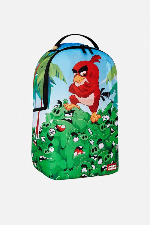 Pig pile angry birds backpack - multi