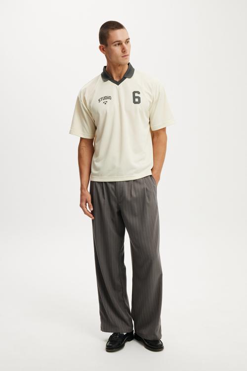 Cropped Sports Jersey - Creampuff/Studiio Star