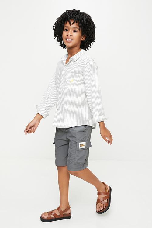 Cargo shorts - dark grey
