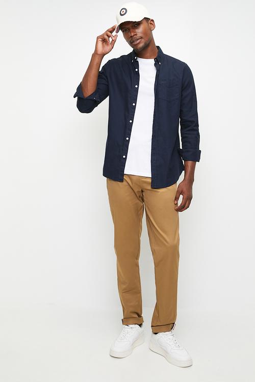 ESSENTIAL BEN SHERMAN CHINO PANT - CAMEL