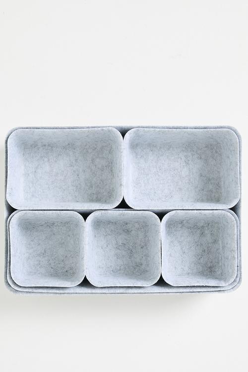 Nico nested storage set - light grey