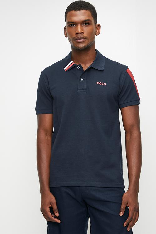 BRONWIN  ACTIVE SLEEVE PONY SS GOLFER - NAVY