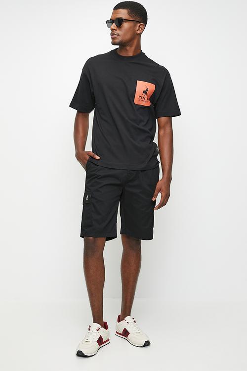 TRAVIS  PJC CARGO SHORT - BLACK