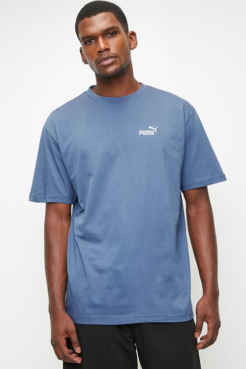 ESS Relaxed Small No. 1 Logo Tee - Dark Indigo