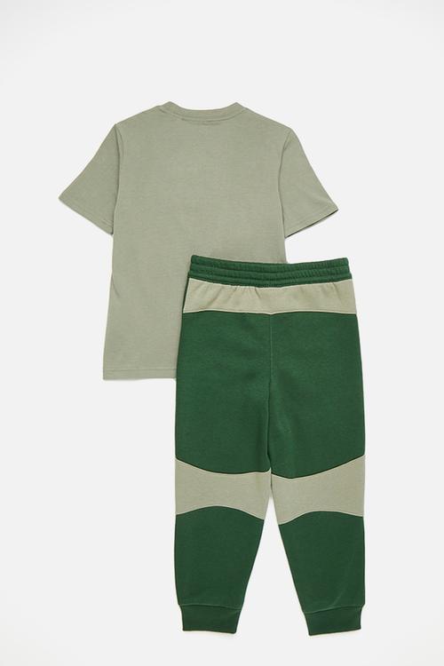 Nike tee and fleece pants set - fir