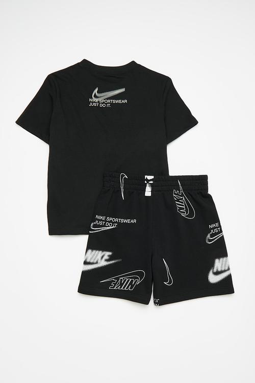 Nike club brand energy short set - black