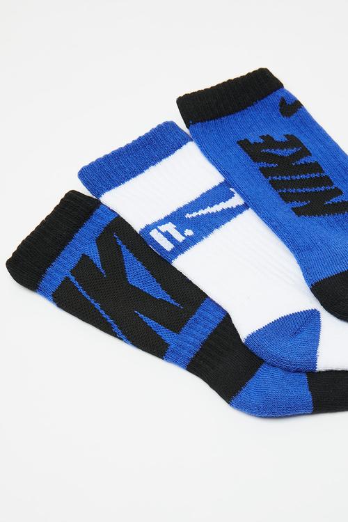 Nike dri-fit sport crew socks 3-pack - game royal