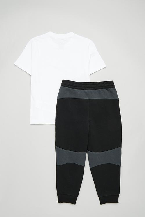 Nike tee and fleece pants set - black