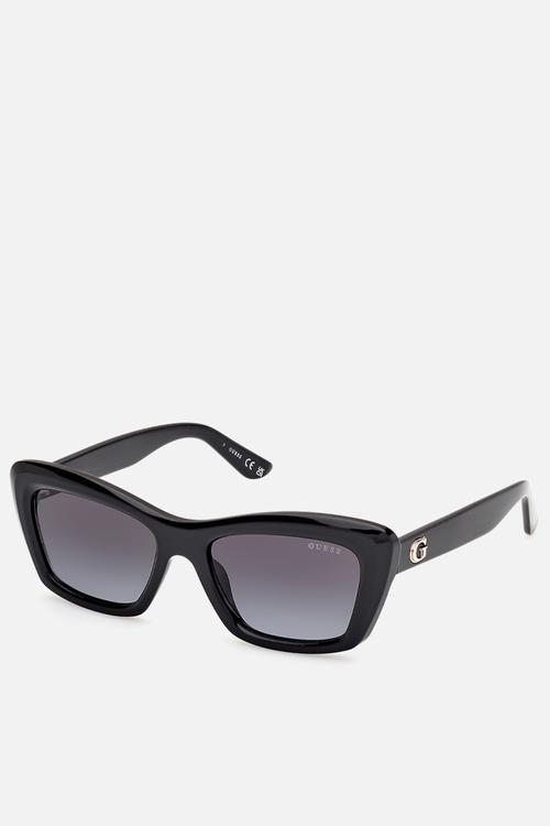 Rectangle Shape Sunglasses 52mm - Shiny Black