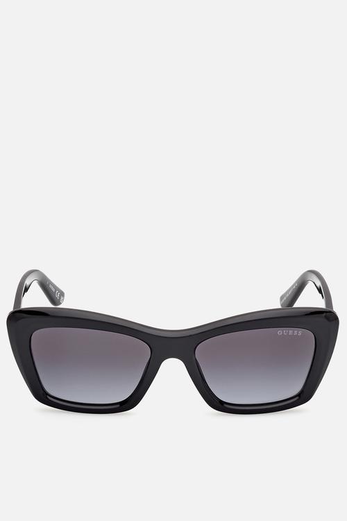 Rectangle Shape Sunglasses 52mm - Shiny Black
