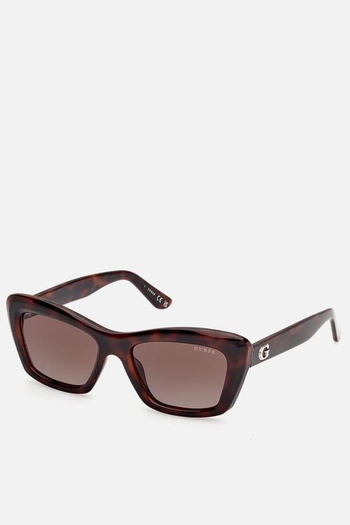 Rectangle Shape Sunglasses 52mm - Dark Havana