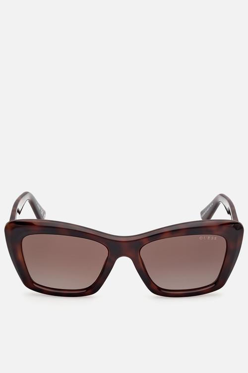 Rectangle Shape Sunglasses 52mm - Dark Havana