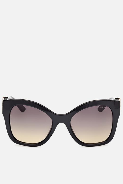 Butterfly Shape Sunglasses 55mm - Shiny Black