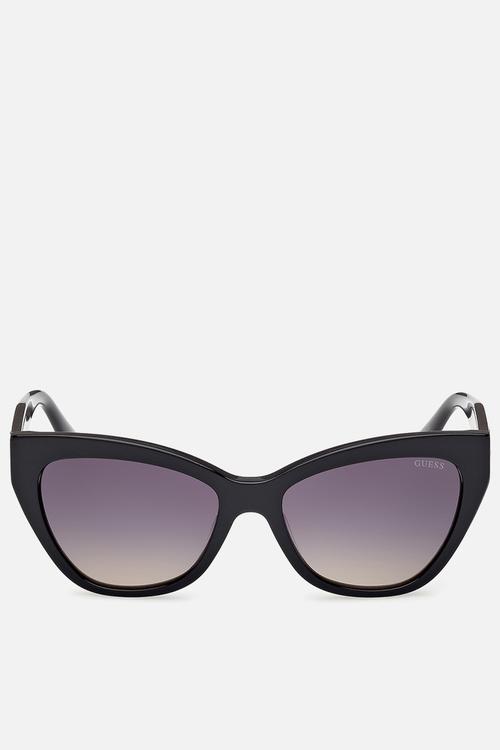 Cat Eye Shape Sunglasses 55mm - Shiny Black