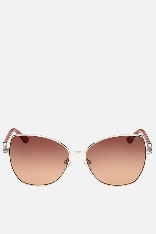 Butterfly Shape Sunglasses 59mm - Pale Gold