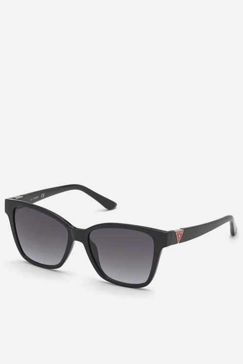 Square Shape Sunglasses 54mm - Shiny Black