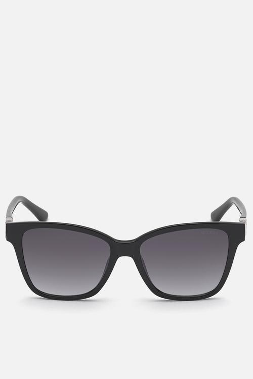 Square Shape Sunglasses 54mm - Shiny Black