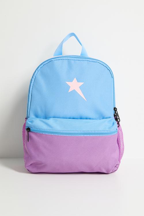 Yuri Nylon backpack - Lt blue & Lilac