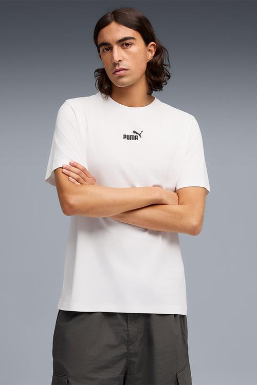 ESS Small No.1 Logo centered Tee - Puma White
