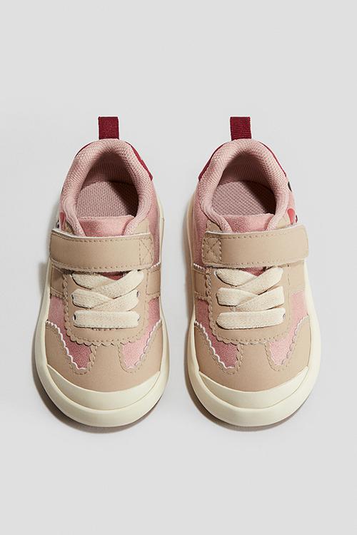 Printed trainers - beige & minnie mouse