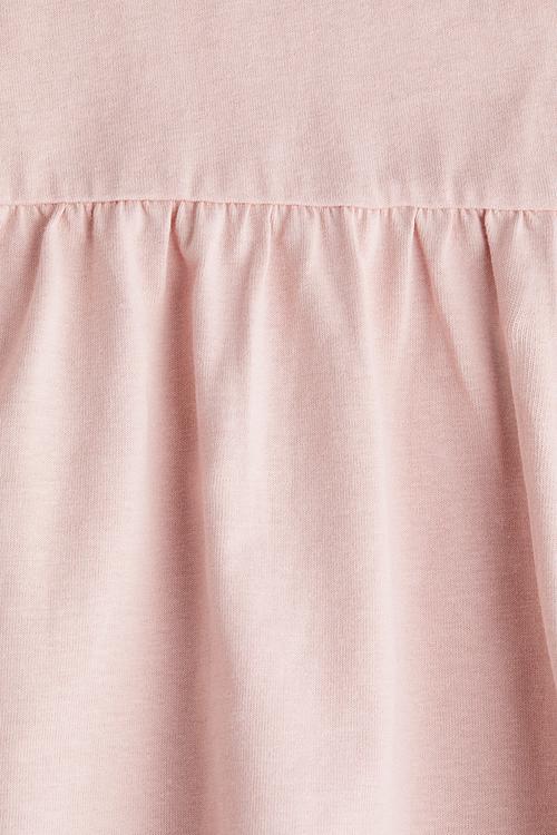 Cotton jersey dress - light pink