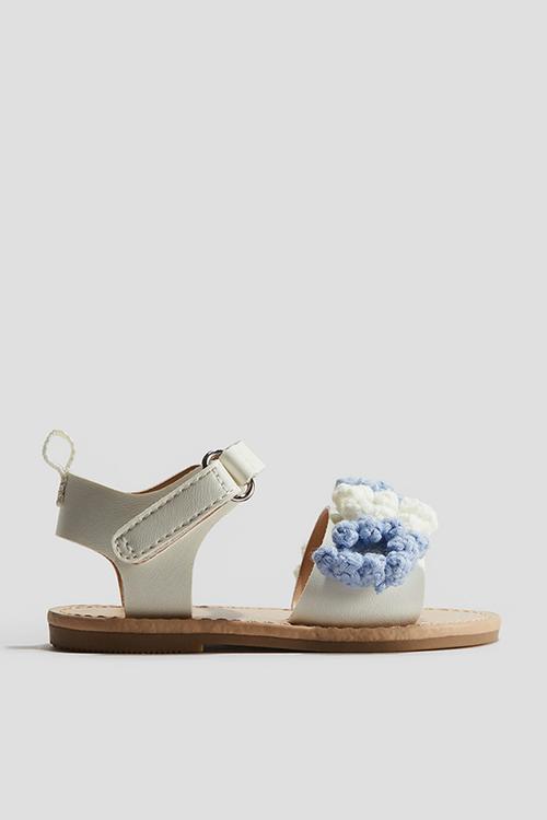 Sandals - white/light blue