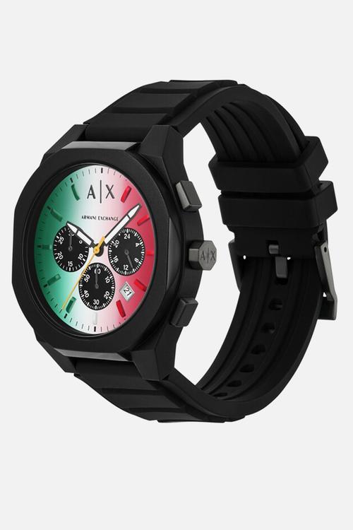 Armani Exchange Chronograph Watch - Black