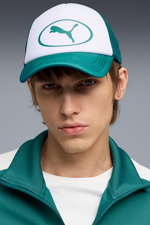 Ess Trucker Cap - Emerald Ice-Puma White