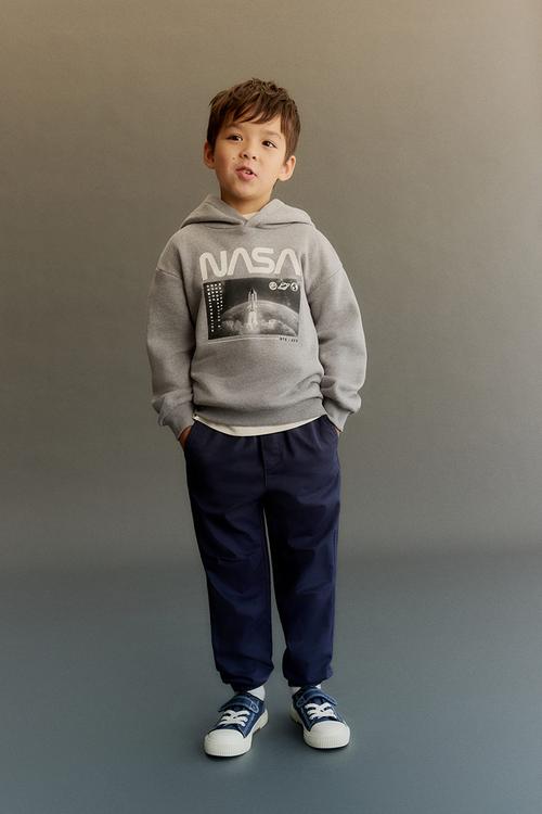 Twill joggers - dark blue