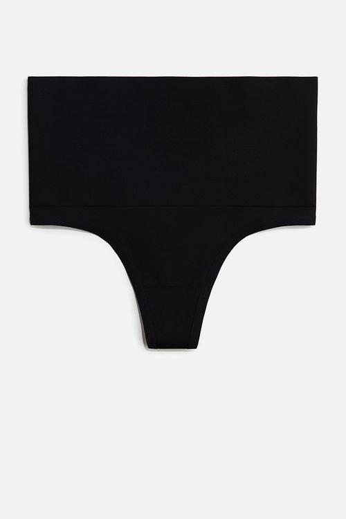 2-Pack medium shape thong briefs - black